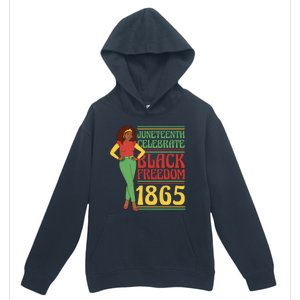 African Female Juneteenth Celebrate Black Freedom 1865 Urban Pullover Hoodie