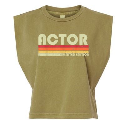 Actor Funny Job Title Professional Birthday Worker Idea Garment-Dyed Women's Muscle Tee