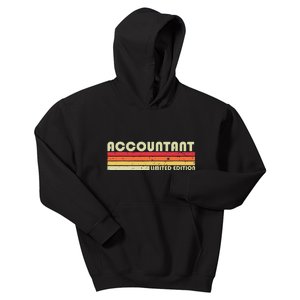 ACCOUNTANT Funny Job Title Profession Birthday Worker Idea Kids Hoodie