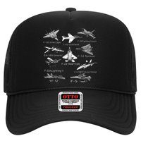 American Fighters Jets F22 Raptor F14 Tomcat Plane Hat