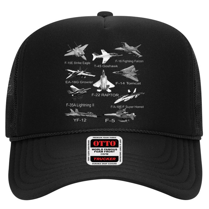American Fighters Jets F22 Raptor F14 Tomcat Plane Hat