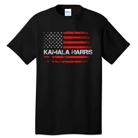 American Flag Kamala Harris 2024 President Election Tall T-Shirt