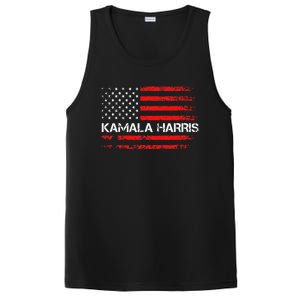 American Flag Kamala Harris 2024 President Election PosiCharge Competitor Tank