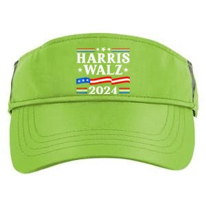 American Flag Kamala Harris Tim Waltz 2024 Gift Adult Drive Performance Visor