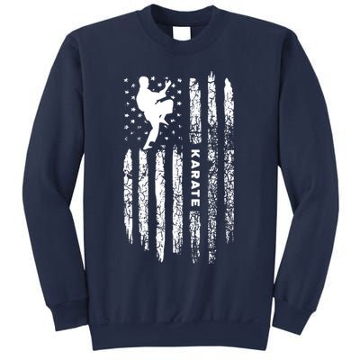 American Flag Karate Clothing Karateka Vintage Karate Sweatshirt