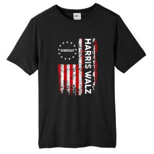 American Flag Kamala Harris Walz 2024 Harris Waltz Vp President 47th Gift Tall Fusion ChromaSoft Performance T-Shirt