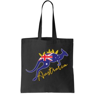 Australia Flag Kangaroo Australian Pride Souvenir Home Tote Bag