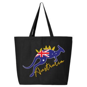 Australia Flag Kangaroo Australian Pride Souvenir Home 25L Jumbo Tote