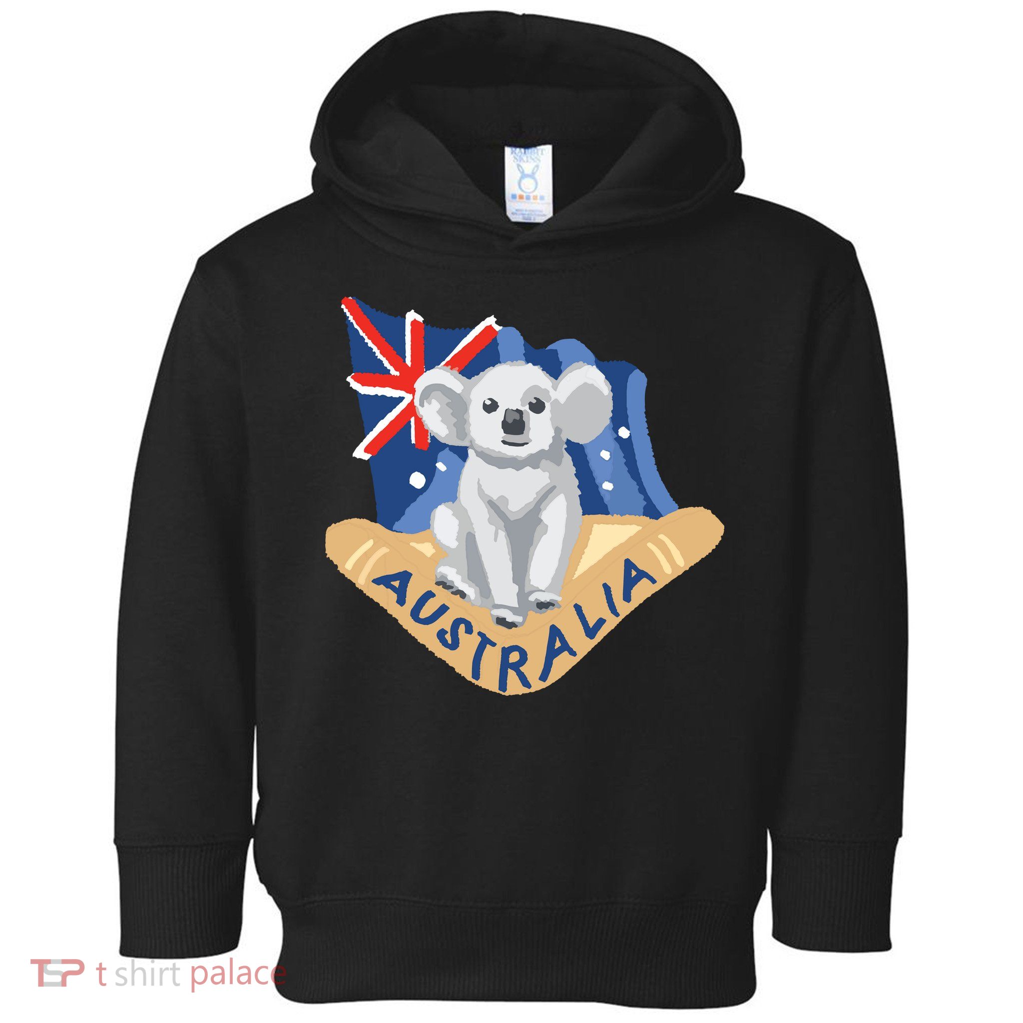 Australia Flag Koala Boomerang Toddler Hoodie