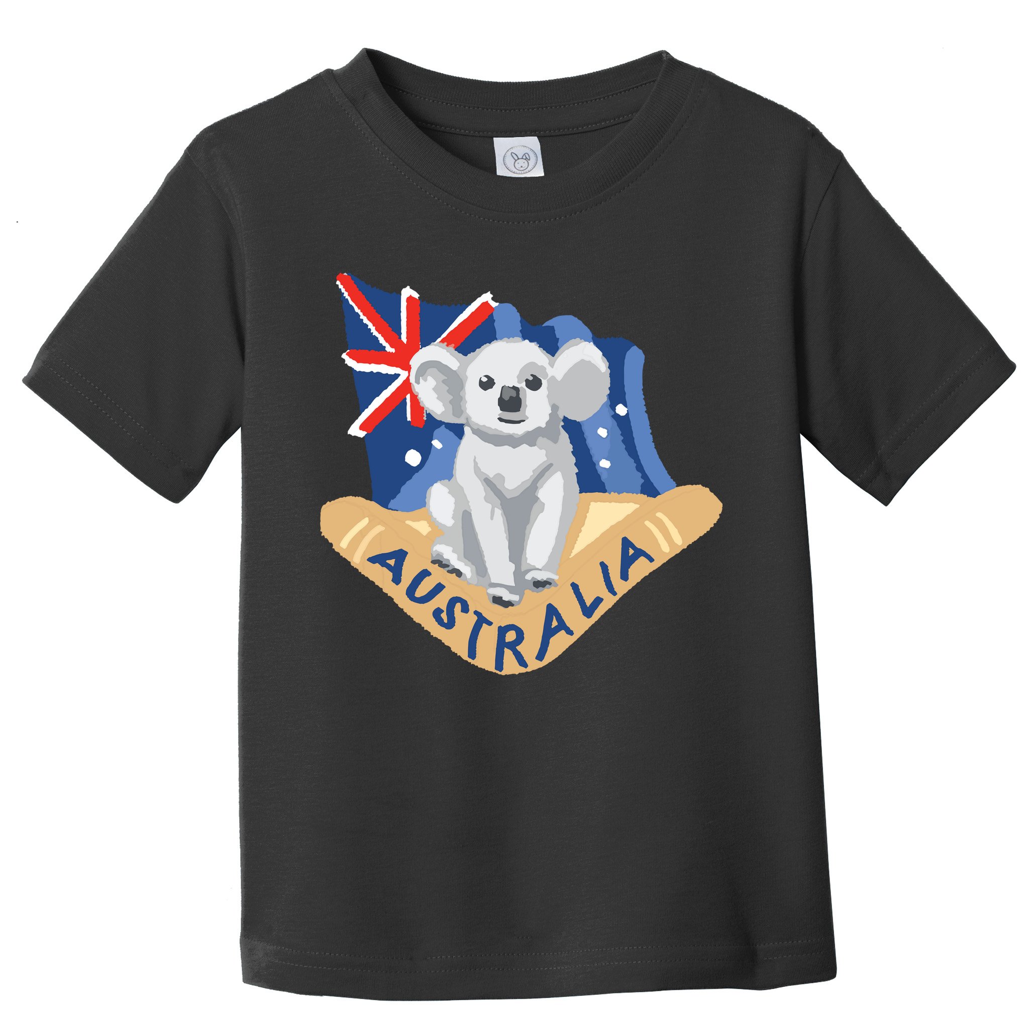 Australia Flag Koala Boomerang Toddler T-Shirt