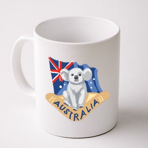 Australia Flag Koala Boomerang Coffee Mug