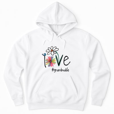 Art Flower Love Grandma Life Gift Hoodie