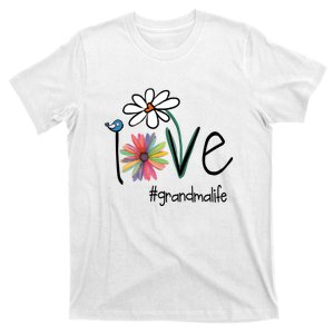 Art Flower Love Grandma Life Gift T-Shirt