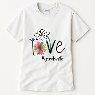 Art Flower Love Grandma Life Gift Tall T-Shirt
