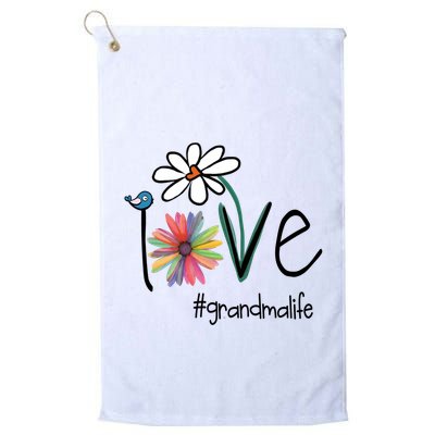 Art Flower Love Grandma Life Gift Golf Towel