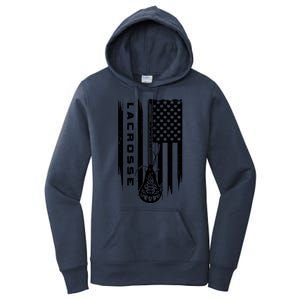 American Flag Lacrosse Apparel Lacrosse Women's Pullover Hoodie