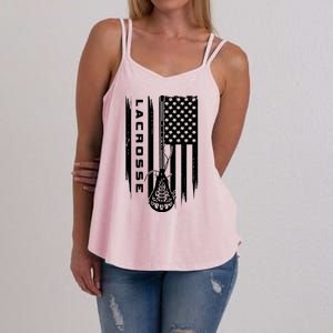 American Flag Lacrosse Apparel Lacrosse Women's Strappy Tank