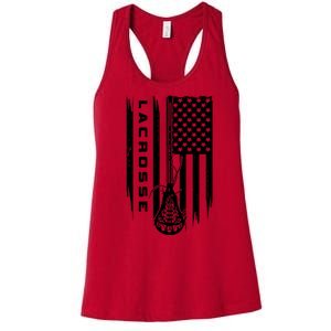 American Flag Lacrosse Apparel Lacrosse Women's Racerback Tank