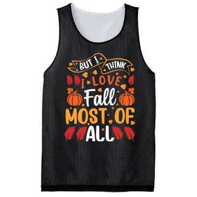 Autumn Fall Love Graphic Mesh Reversible Basketball Jersey Tank