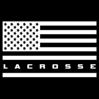 American Flag Lacrosse Apparel Gift Lacrosse Gift Baby Bodysuit