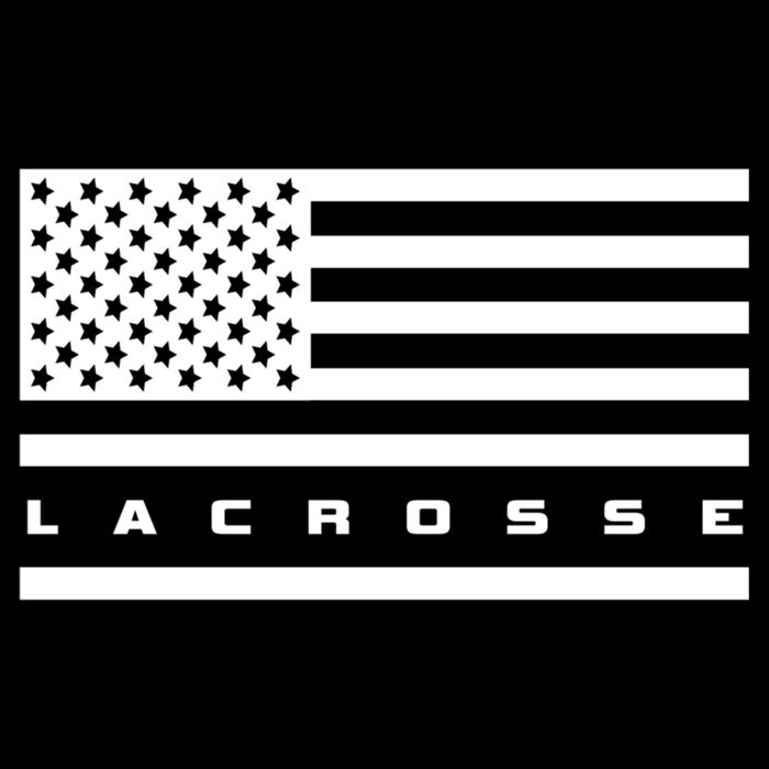 American Flag Lacrosse Apparel Gift Lacrosse Gift Baby Bodysuit