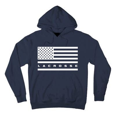 American Flag Lacrosse Apparel Gift Lacrosse Gift Tall Hoodie