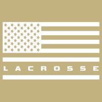 American Flag Lacrosse Apparel Gift Lacrosse Gift Cooling Performance Crew T-Shirt