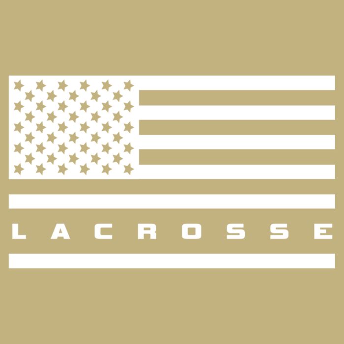American Flag Lacrosse Apparel Gift Lacrosse Gift Cooling Performance Crew T-Shirt