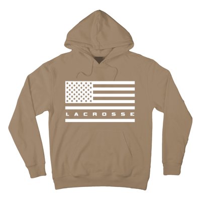 American Flag Lacrosse Apparel Gift Lacrosse Gift Hoodie