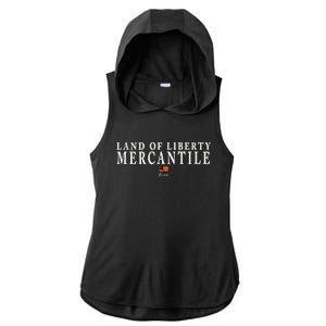 American Flag Liberty Ft Moultrie South Carolina Revolution Gift Ladies PosiCharge Tri-Blend Wicking Draft Hoodie Tank