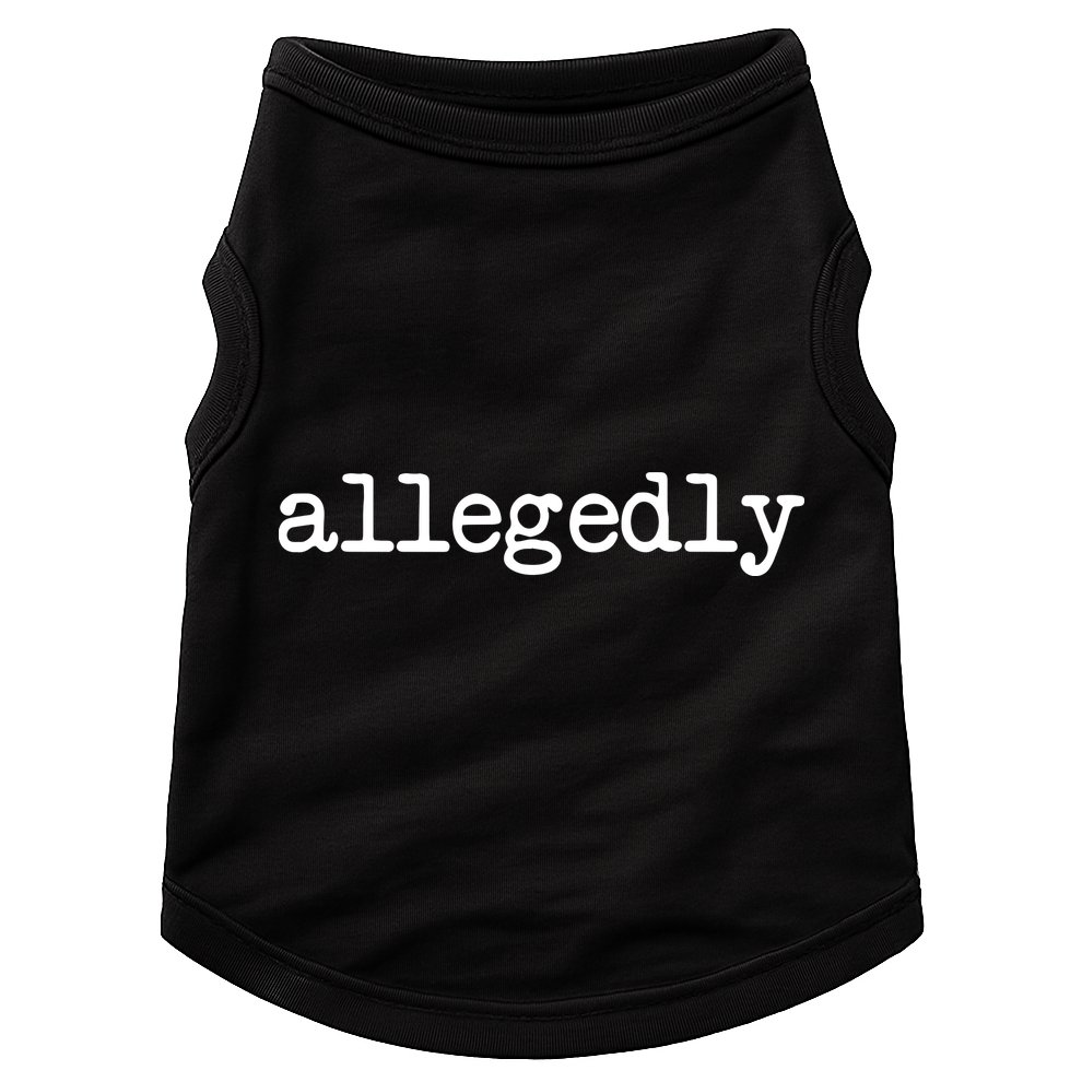Allegedly Funny Lawyer Attorney For Men Women Doggie Tank