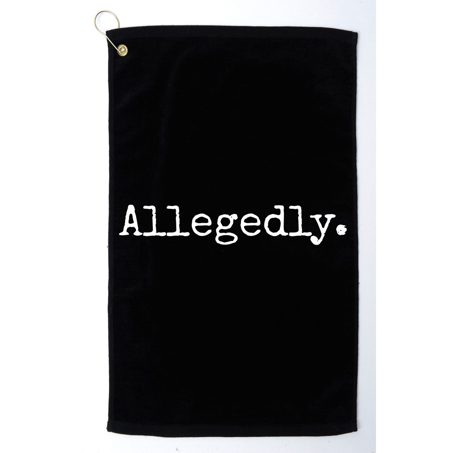 Allegedly Funny Lawyer Gift Funny Lawyer T Golf Towel