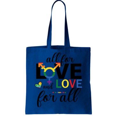 All For Love And Love Ll Lgbt Pride Love Wins Gift Tote Bag