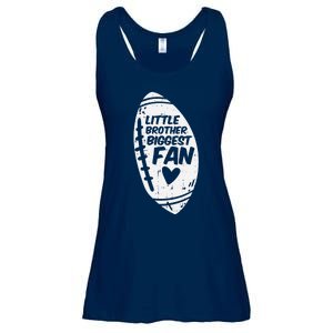 American Football Little Brother Biggest Fan Family Ladies Essential Flowy Tank