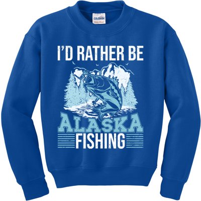 Alaska Fishing Lovers Alaskan Salmon Fish Gift Kids Sweatshirt