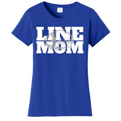 American Football Line Mom Player Support Gift Women's T-Shirt