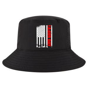 American Flag Labor Day Gift Cool Comfort Performance Bucket Hat