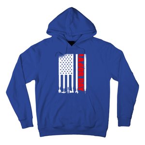 American Flag Labor Day Gift Hoodie