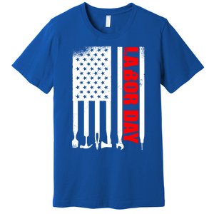 American Flag Labor Day Gift Premium T-Shirt