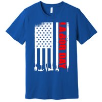 American Flag Labor Day Gift Premium T-Shirt