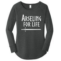 Arseling For Life Women's Perfect Tri Tunic Long Sleeve Shirt