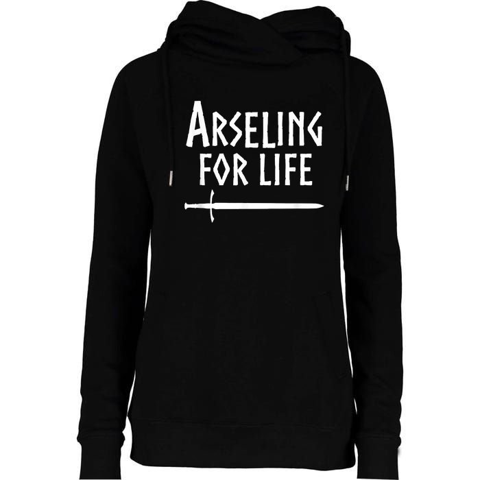 Arseling For Life Womens Funnel Neck Pullover Hood