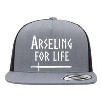 Arseling For Life Flat Bill Trucker Hat