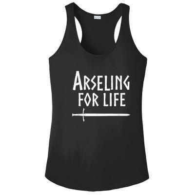 Arseling For Life Ladies PosiCharge Competitor Racerback Tank