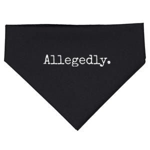 Allegedly Funny Lawyer Gift Funny Lawyer USA-Made Doggie Bandana