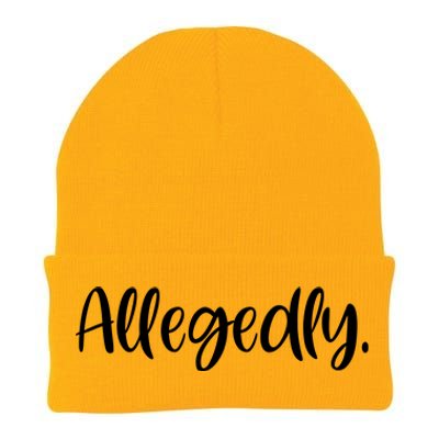 Allegedly Funny Lawyer Knit Cap Winter Beanie