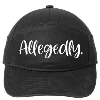 Allegedly Funny Lawyer 7-Panel Snapback Hat