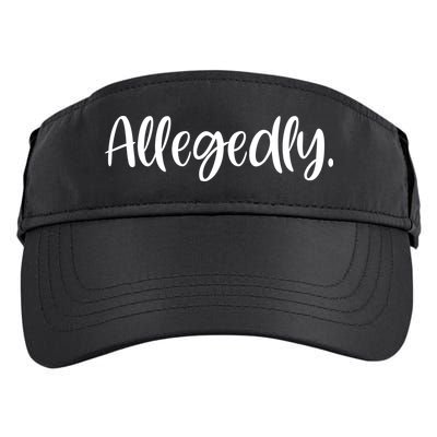 Allegedly Funny Lawyer Adult Drive Performance Visor