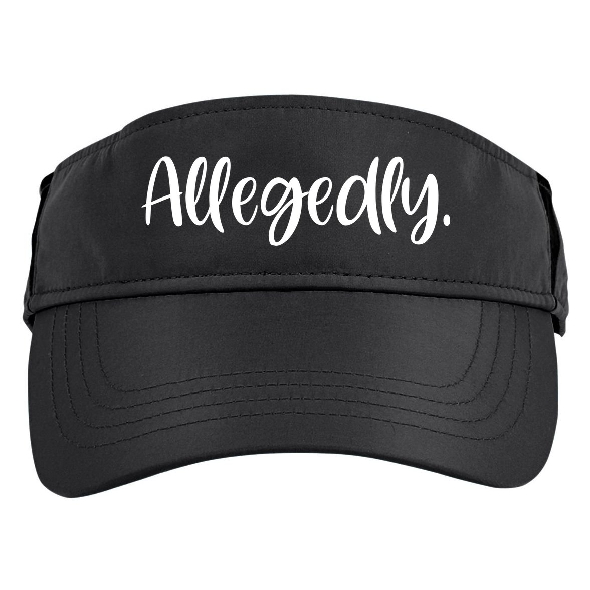 Allegedly Funny Lawyer Adult Drive Performance Visor