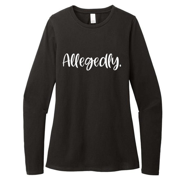 Allegedly Funny Lawyer Womens CVC Long Sleeve Shirt